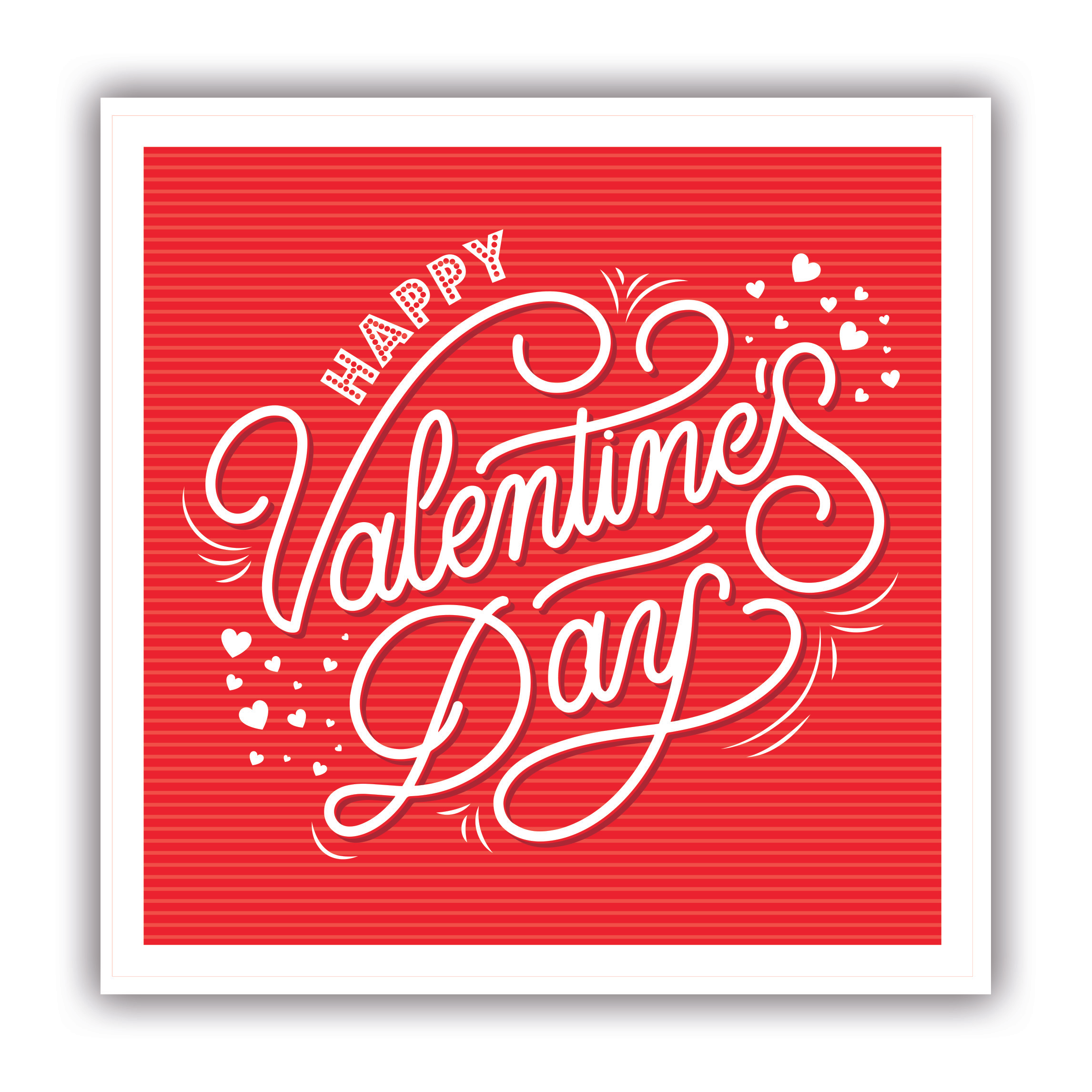 Hip To Be Square Valentine's Day 6pk Open