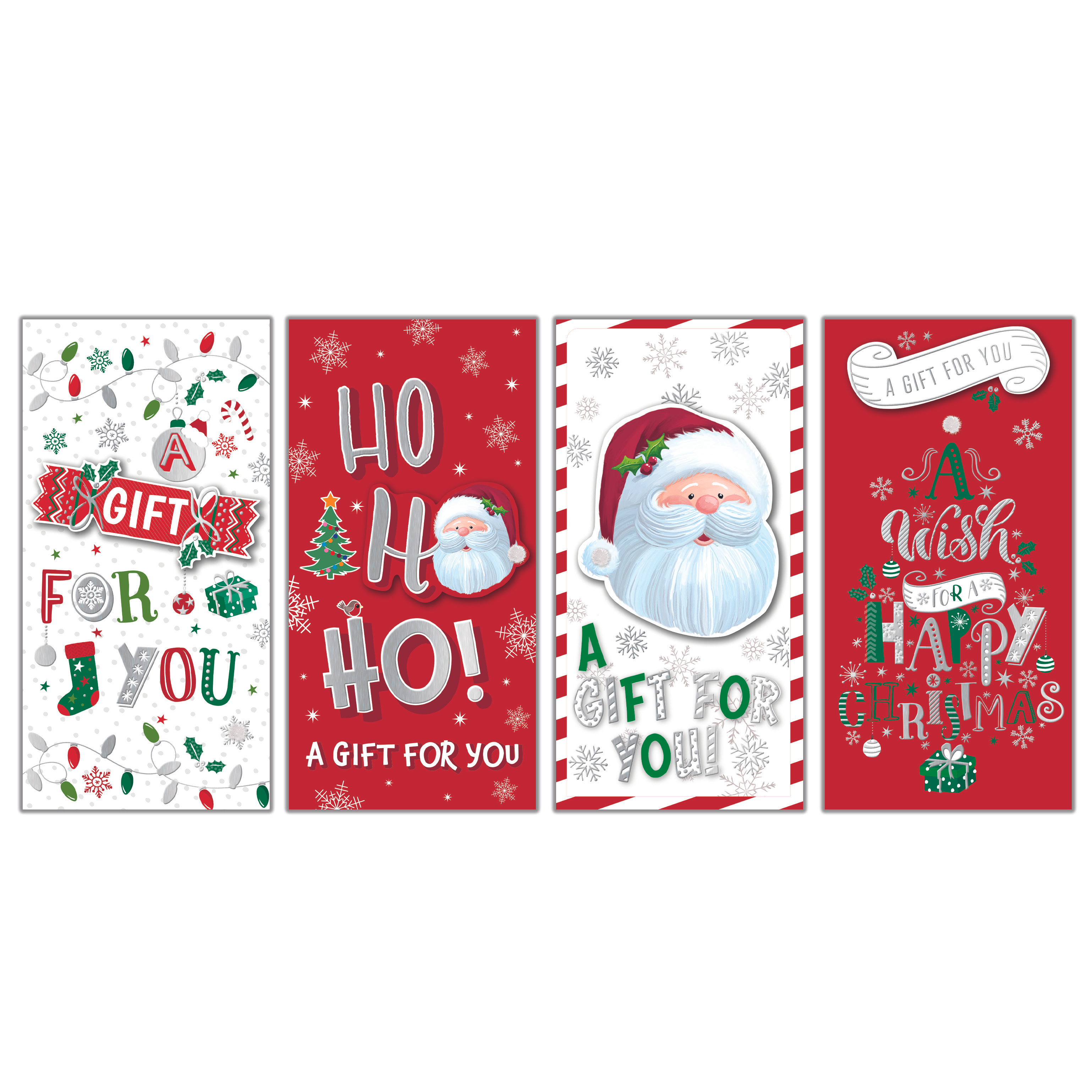 Tiger Feet Christmas Money Wallet Traditional 12pk