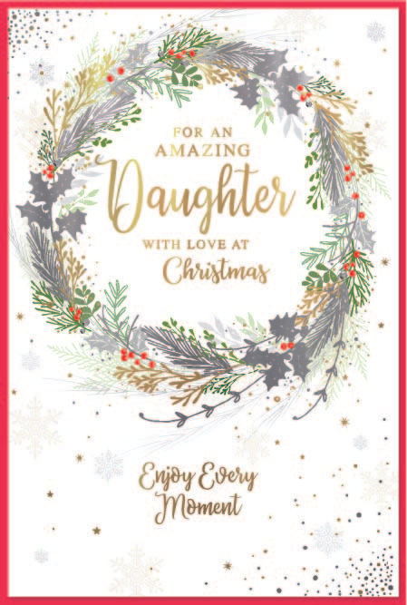 Simon Elvin 6 Pack Cards C75 Christmas Daughter