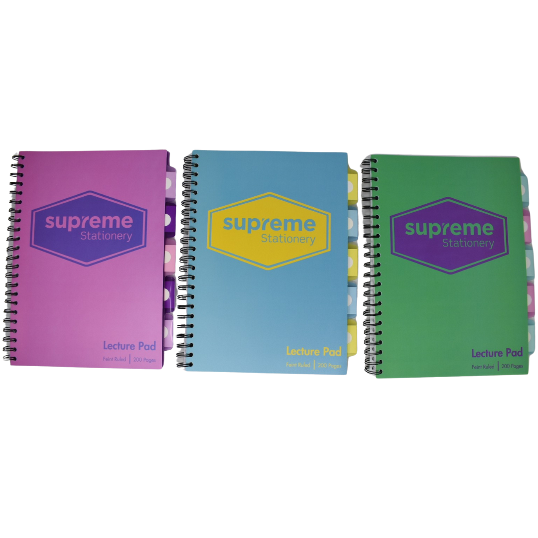 Lecture Pad Girls A4 3pk