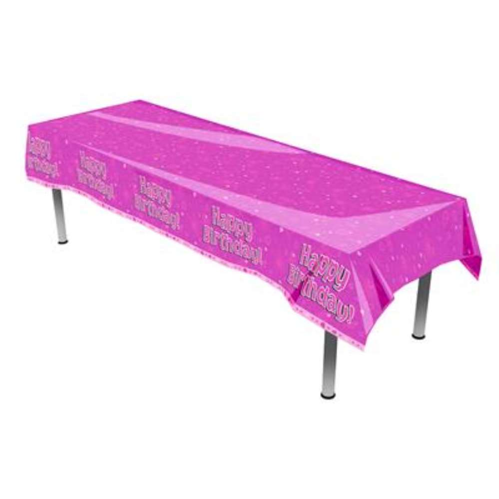 Oaktree Tablecover Pink Birthday