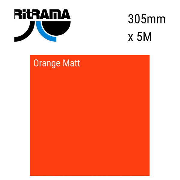 Ritrama Vinyl M Grade Matt Orange 305mm x 5m