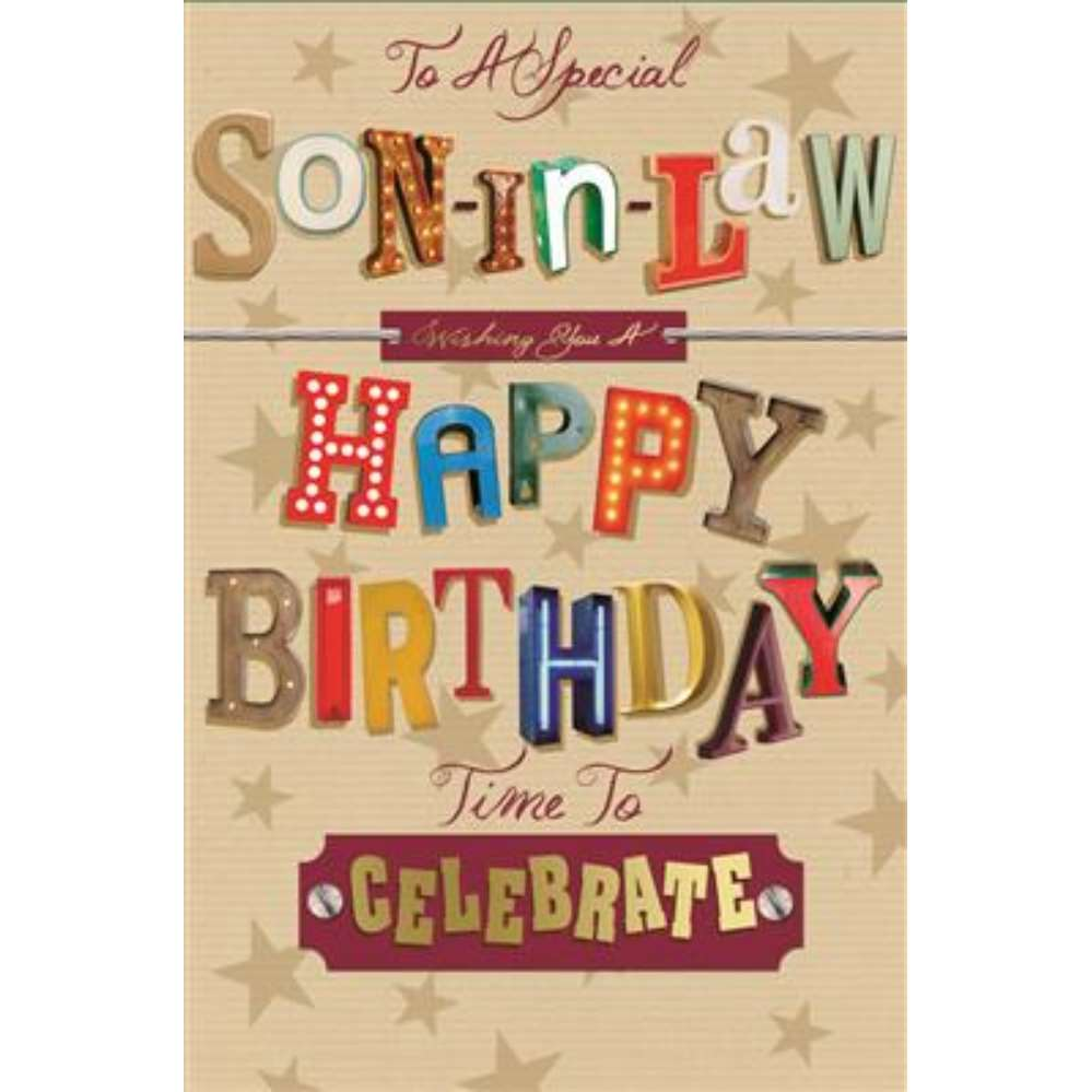 Simon Elvin C75 Birthday Son-In-Law 6pk
