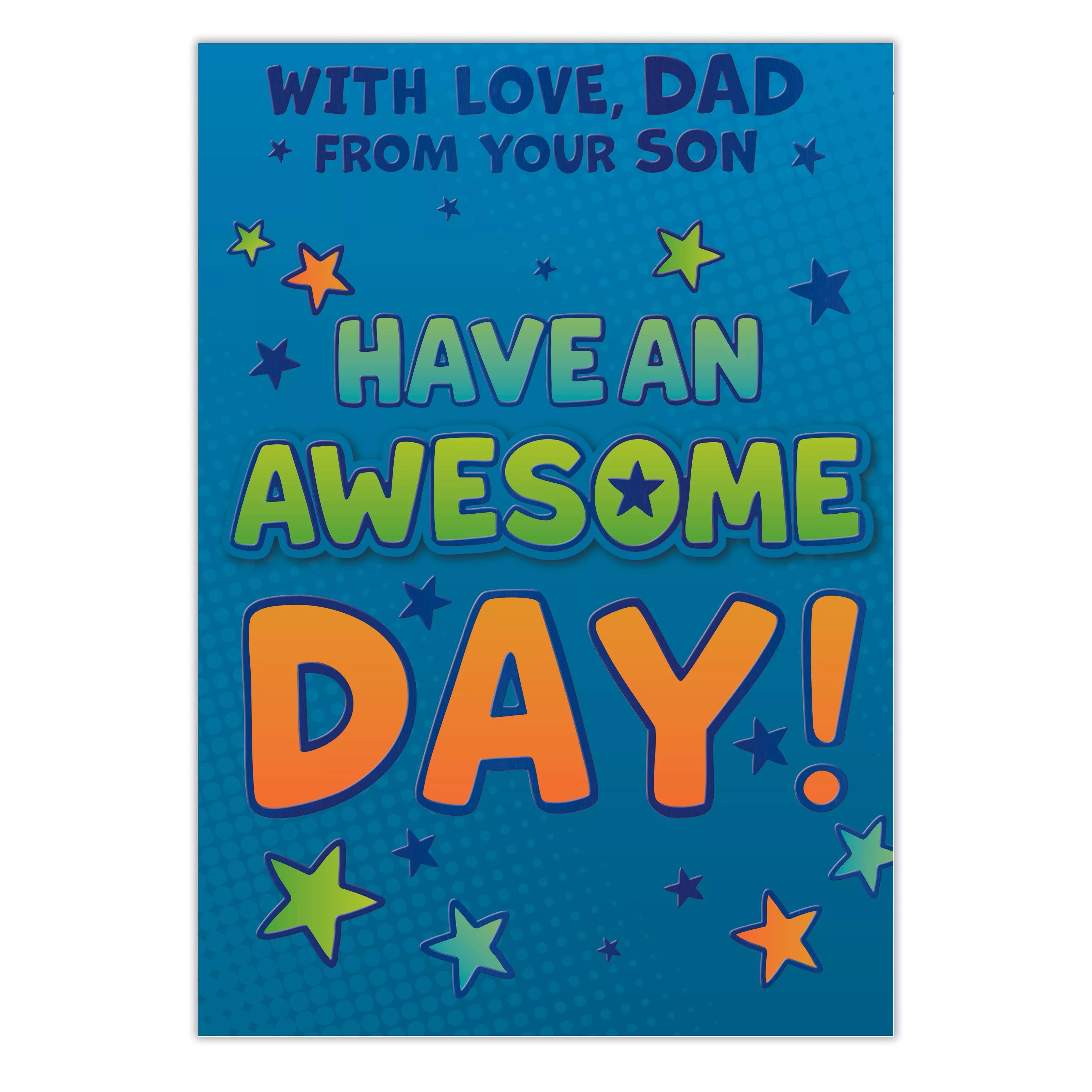 Prelude Father's Day cards, 6-pack featuring heartfelt messages from son, C90 greeting cards for dad.