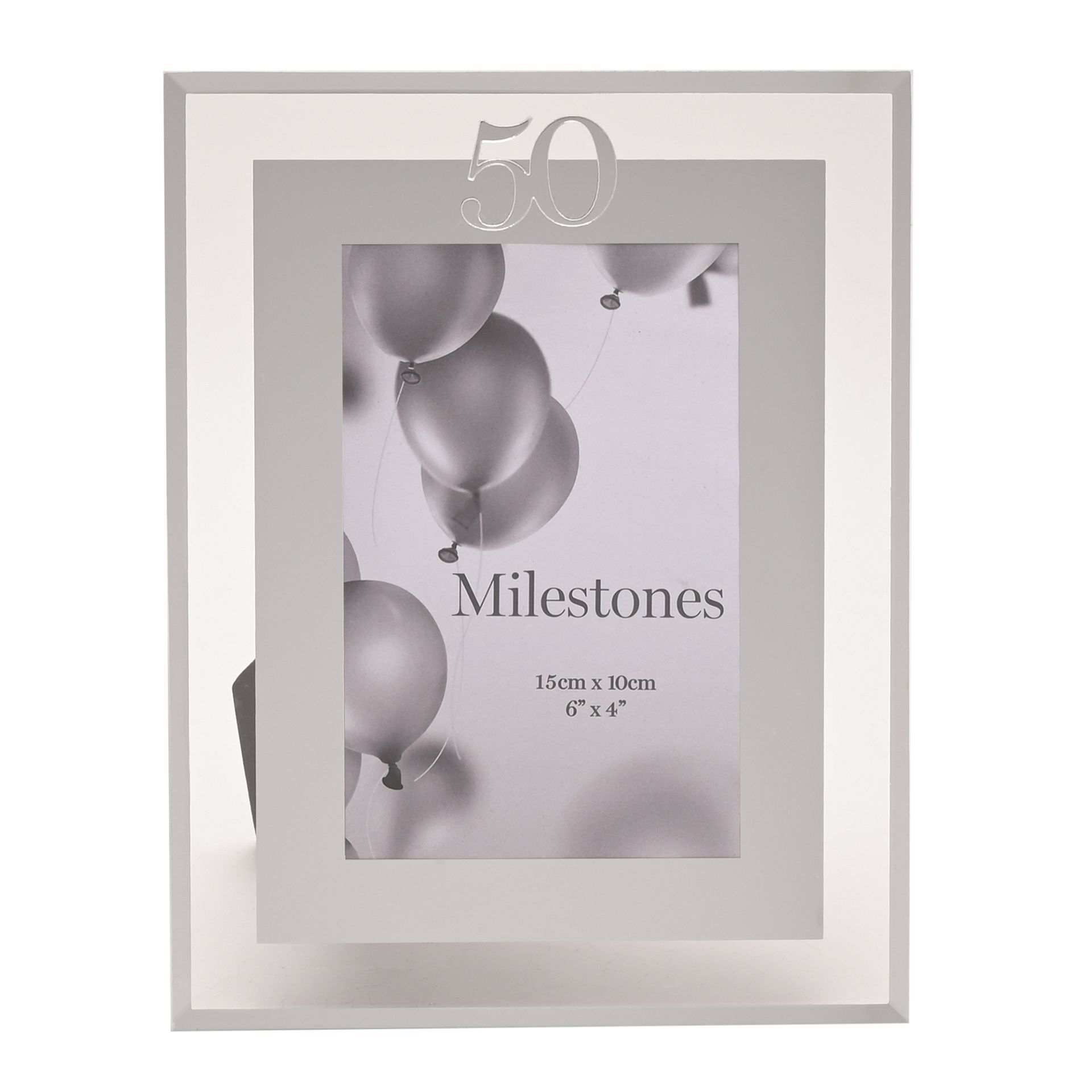 Milestones Frame Silver Age 50 4x6