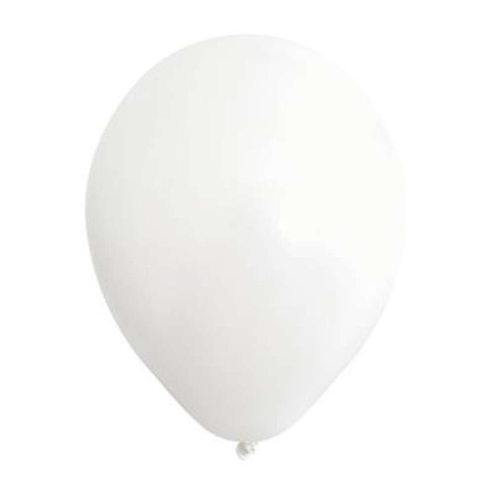 Kalisan Standard White 5" Latex Balloons 100pk