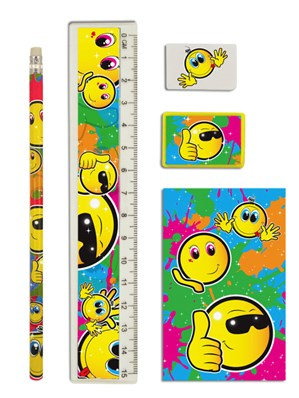 Smiley Face Stationery Set