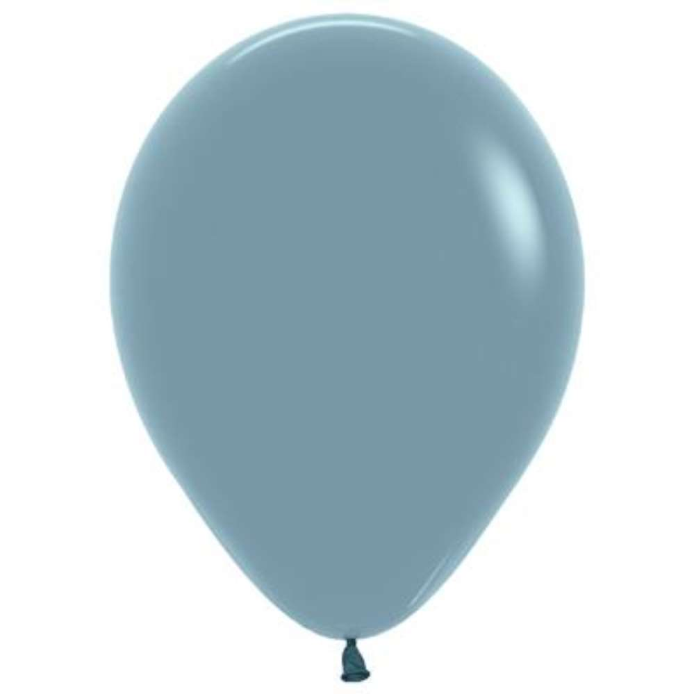 Sempertex Pastel Dusk Blue 12" Latex Balloons 50pk