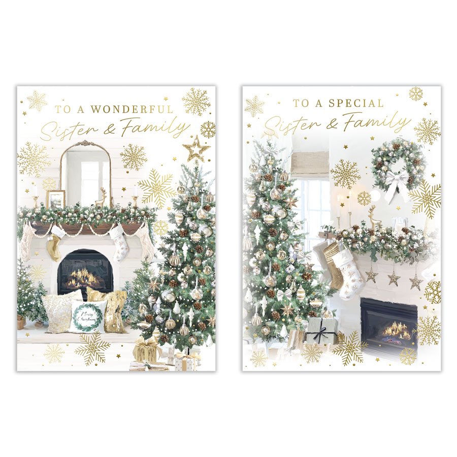 Poppyhill C50 Christmas Sister & Family 12pk