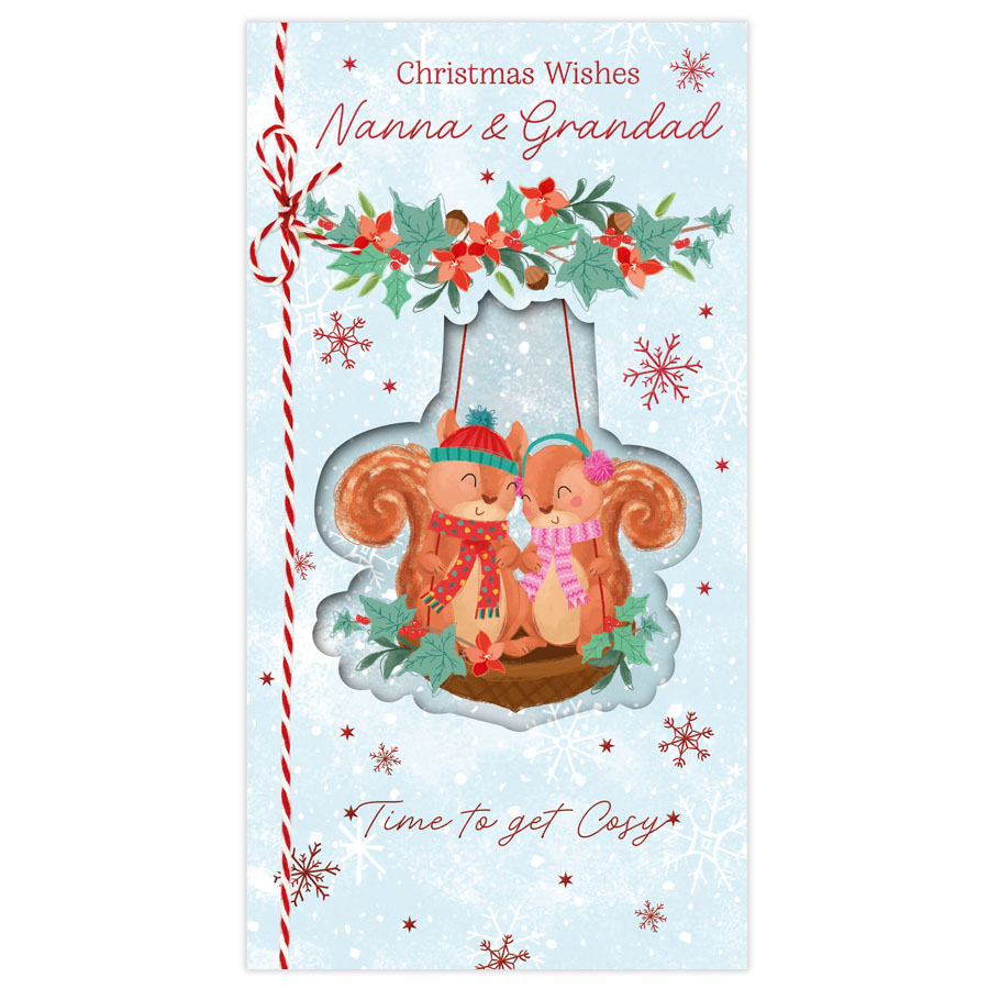 Prelude 6 Pack Cards C55 Christmas Nanna & Grandad