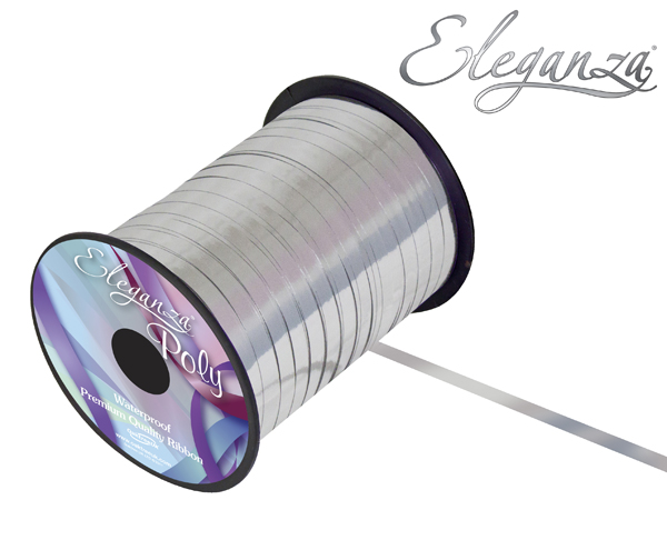Eleganza Ribbon Metallic Silver 5mm x 250yds