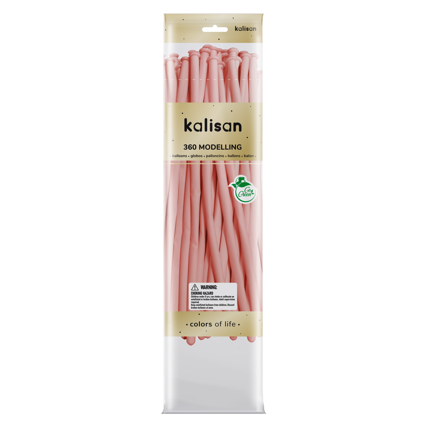 Kalisan 50 Pack Nozzle Up Macaron Pink 360