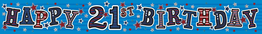 Age 21 Stars Male Banner 2.6M 6pk