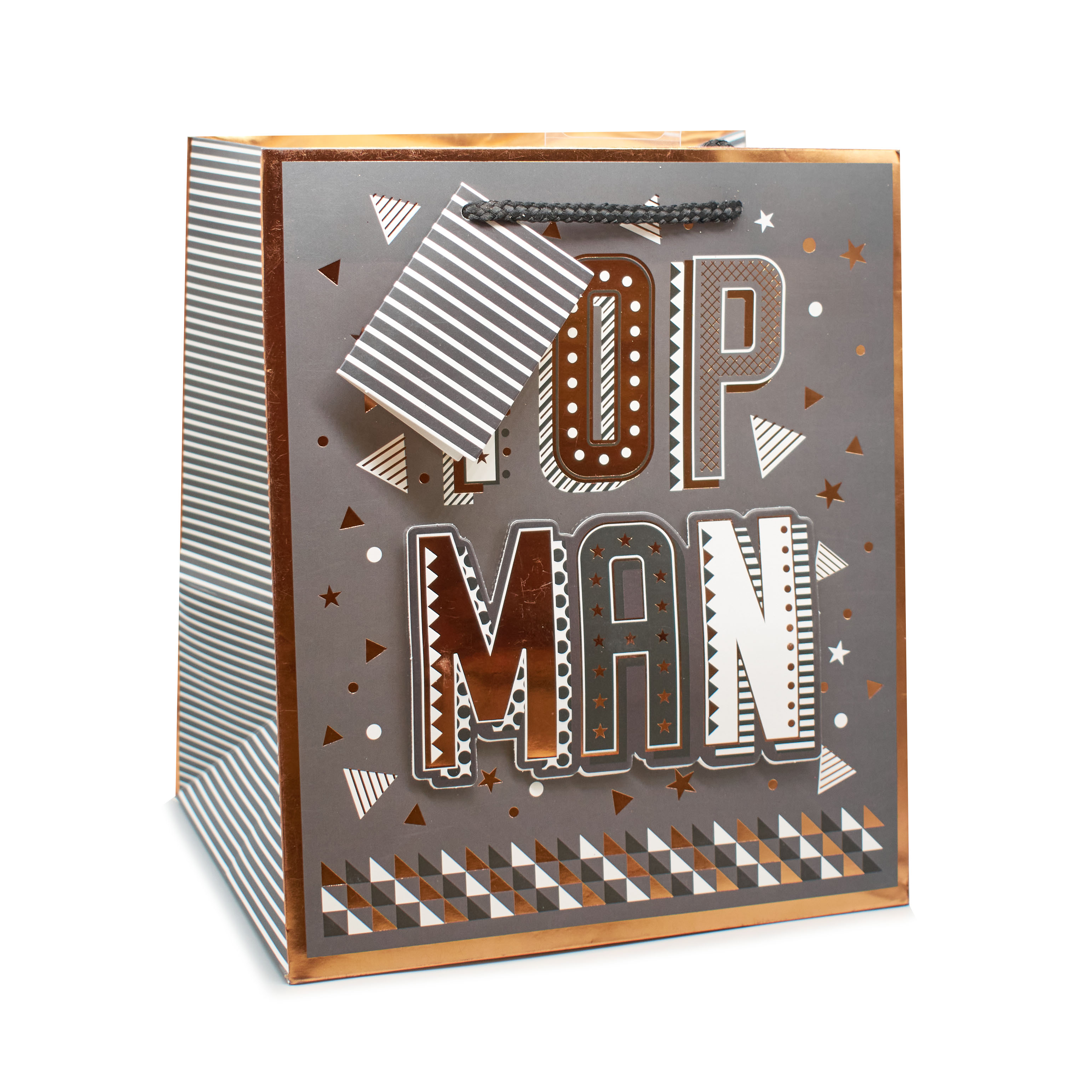 Gift Bag Top Man Large Portrait 6pk