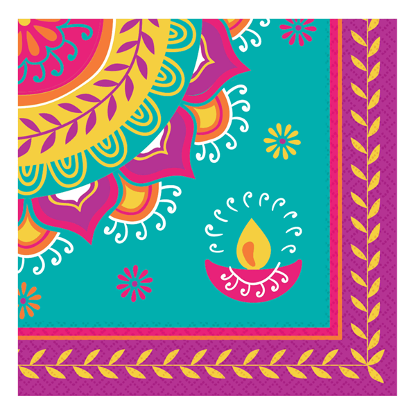 Diwali Lunch Napkins 16pk