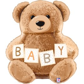 Grabo Foil Balloon Brown Baby Teddy Bear 26