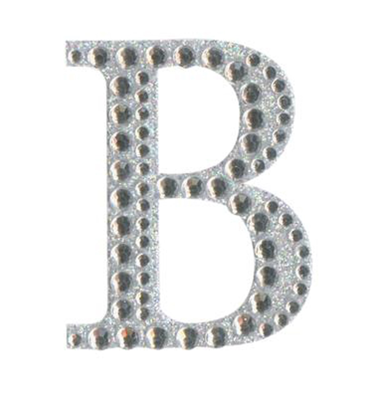 Eleganza Diamante Letter B Sticker 5cm