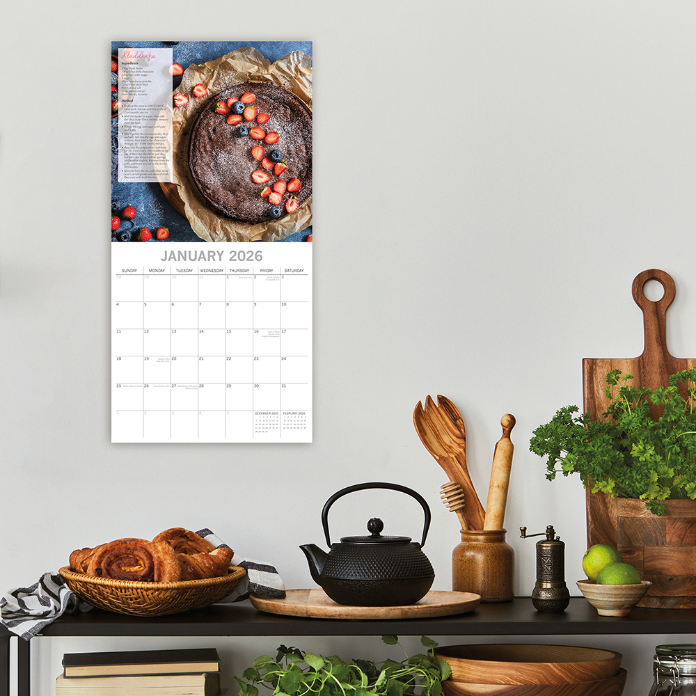 Gifted Stationery Calendar Baking 2027