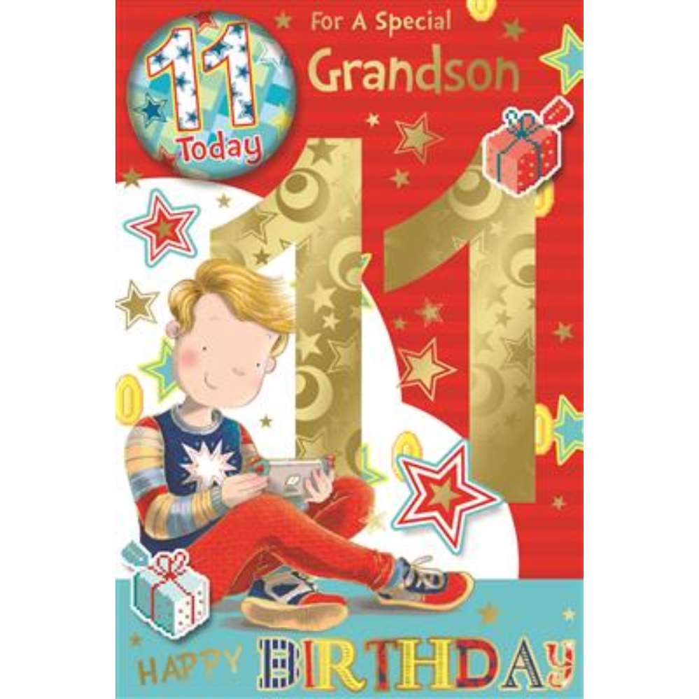 Xpress Yourself C75 Birthday Age 11 Grandson 6pk