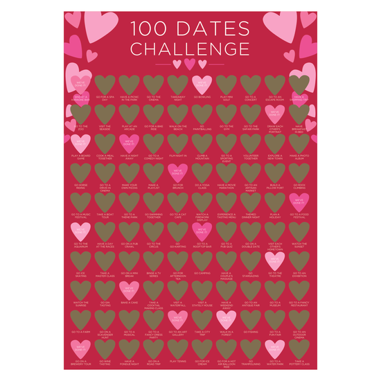 Eurowrap Poster 100 Dates Challenge