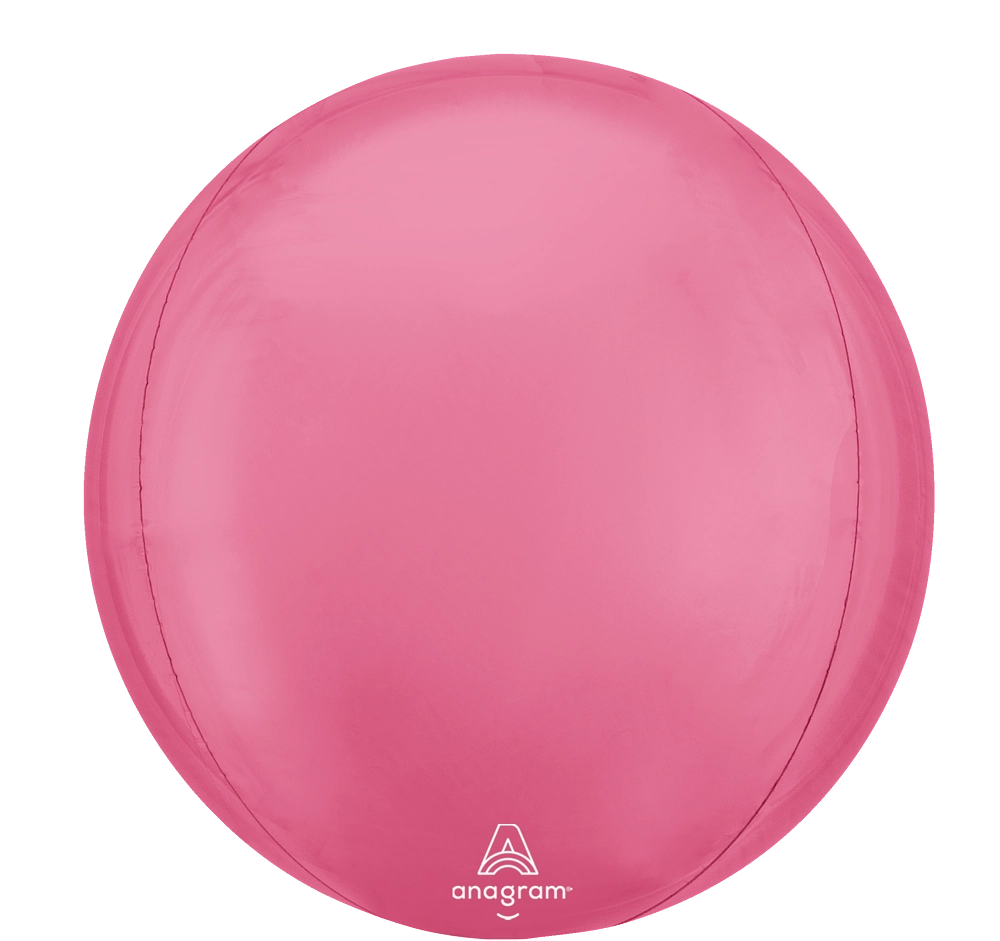 Anagram Vibrant Pink 15" Orbz Foil Balloon