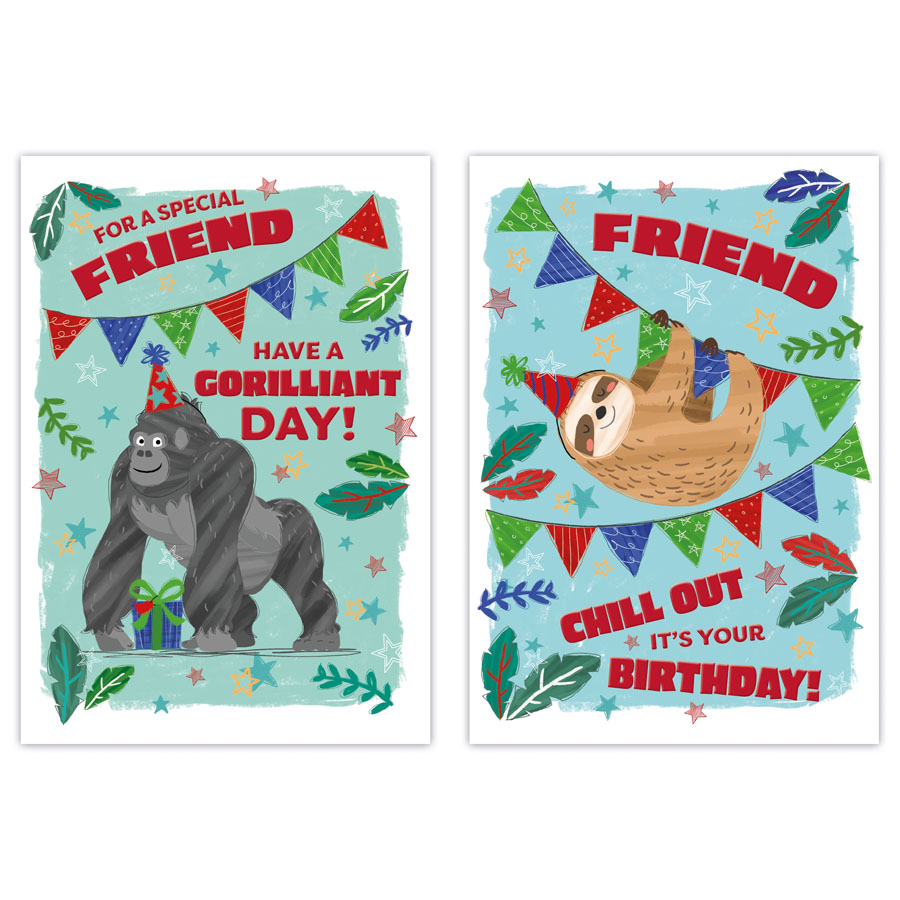 Poppyhill C50 Birthday Friend 12pk