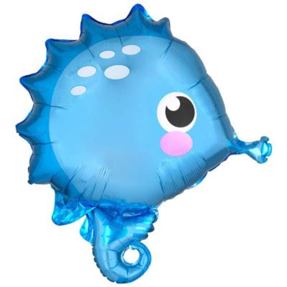 Anagram Foil Balloon Seahorse 21"