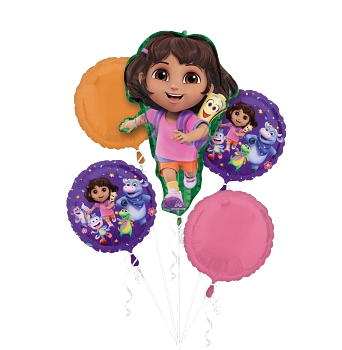 Anagram Foil Balloon Bouquet Dora the Explorer