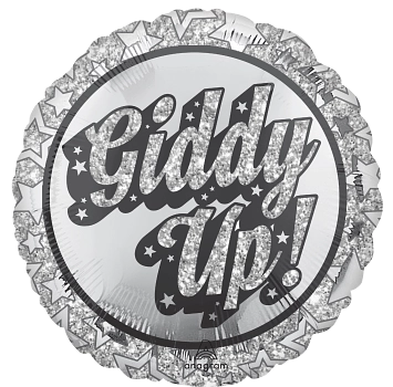 Anagram Foil Balloon Disco Western Giddy Up 18