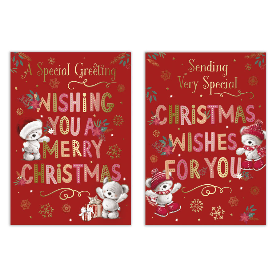 Poppyhill 12 Pack Cards C50 Christmas Open