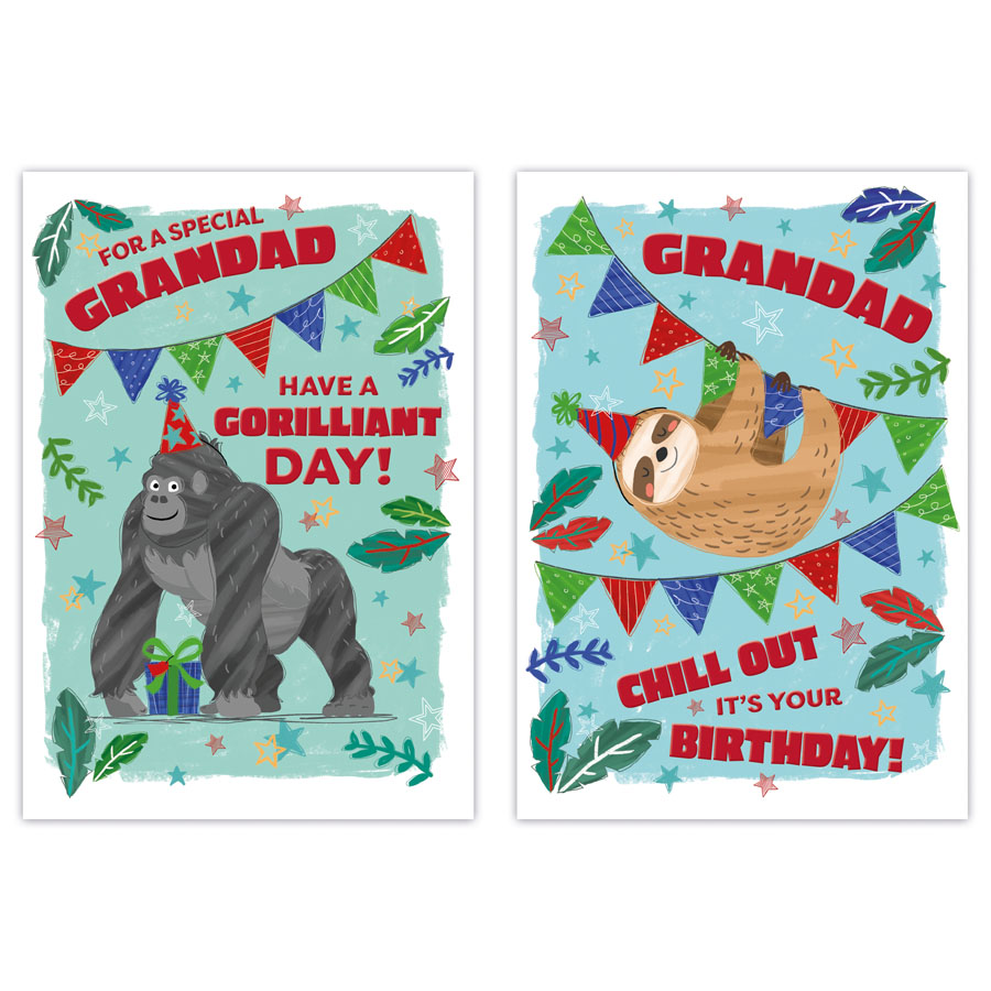 Poppyhill C50 Birthday Grandad 12pk
