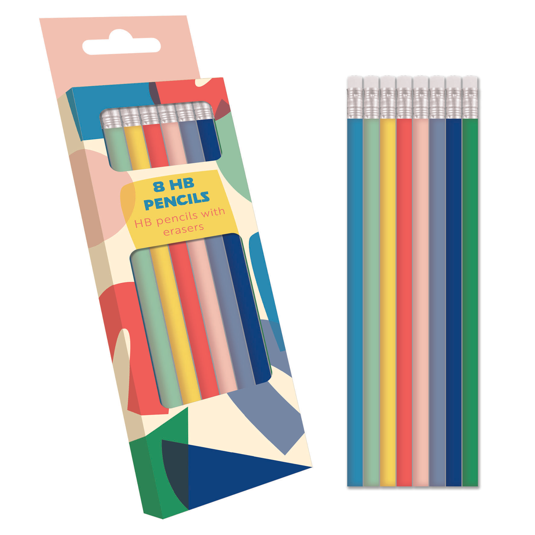 Pencils With Eraser Big Riso 8pk