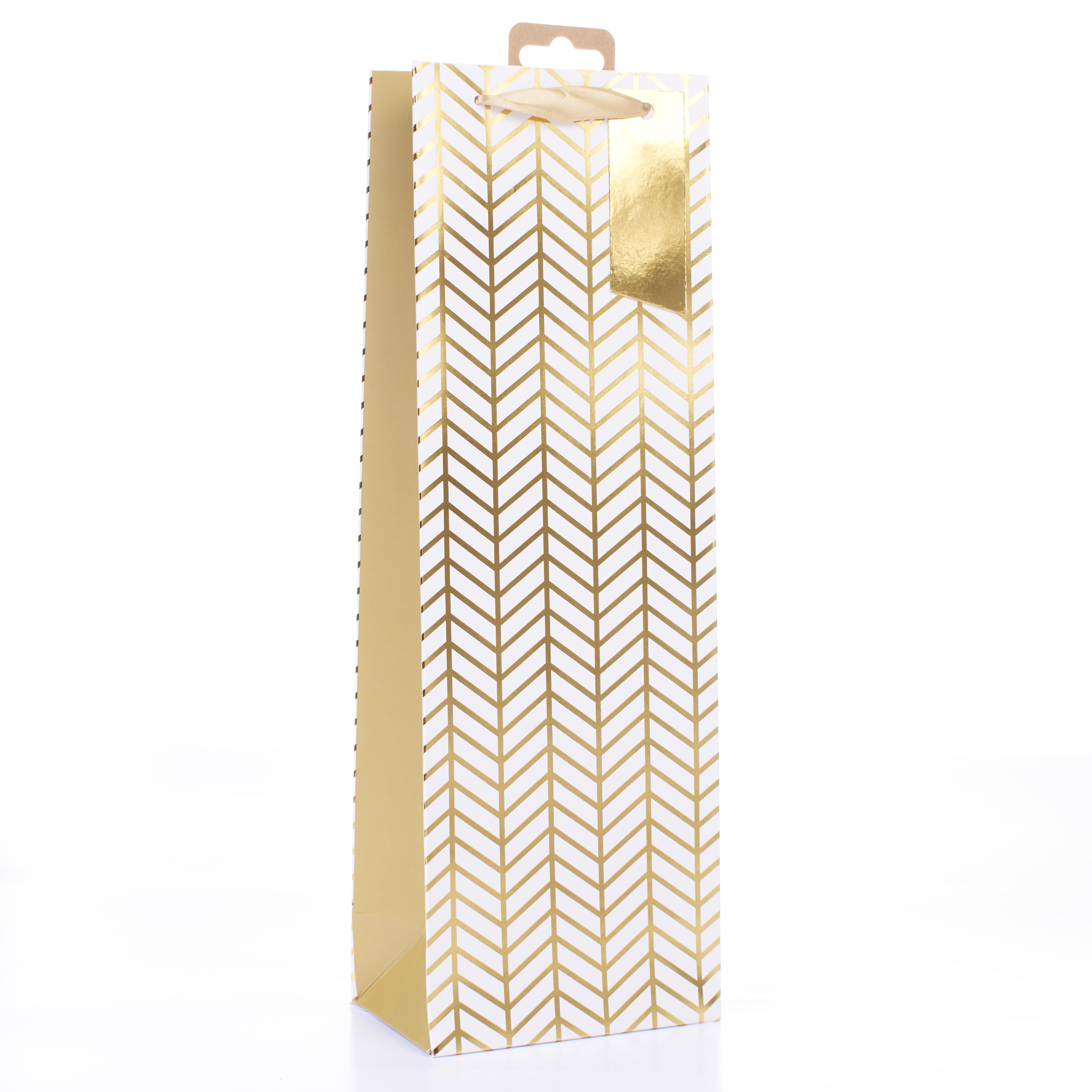 Tiger Feet 6 Pack Gift Bag Gold Geo Bottle
