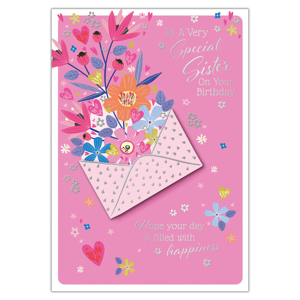 Prelude 6 Pack Cards C90 Birthday Sister