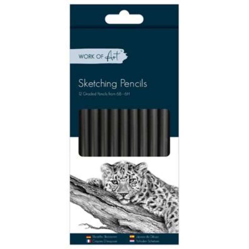 12 Sketching Pencils