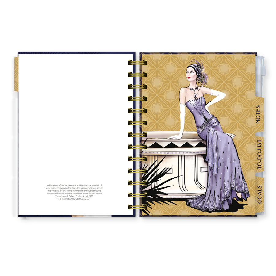 Diary Organiser Claire Coxon Art Deco 2027