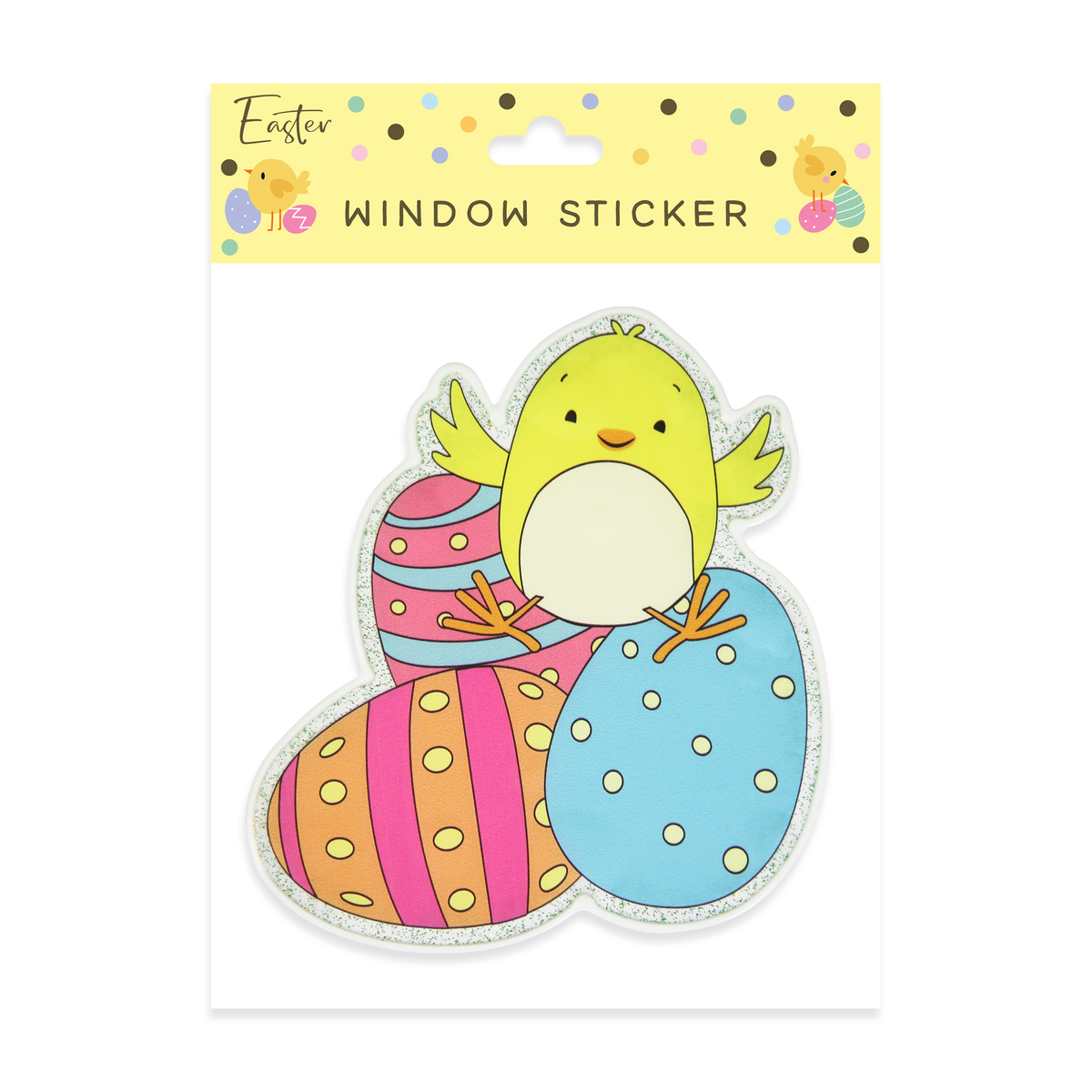 Eurowrap 12 Pack Window Stickers Easter