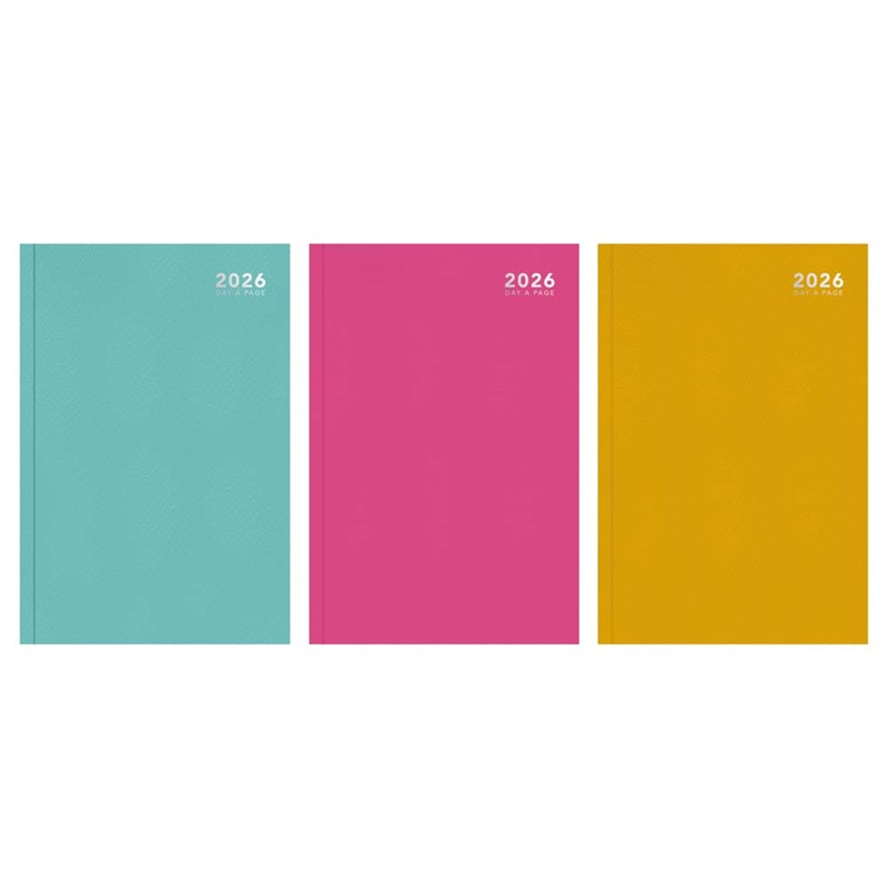 Diary A4 DAP Bright Casebound 2027 5pk