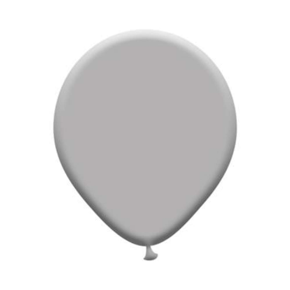 8pk Latex Balloons Silver