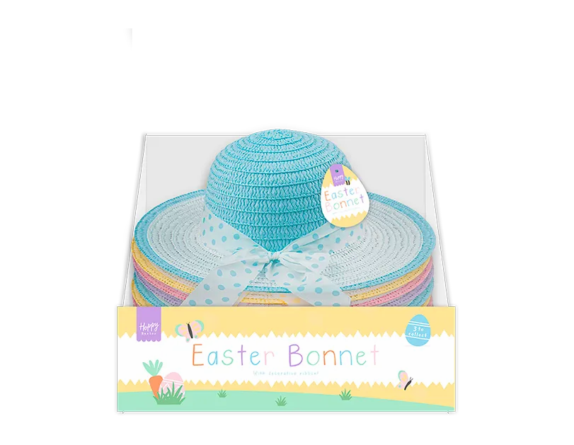 Gem Imports 24 Pack Easter Bonnet With Ribbon