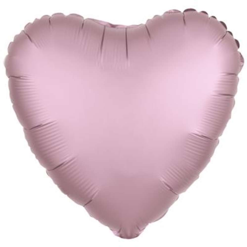 Anagram Pastel Pink 18" Heart Foil Balloon