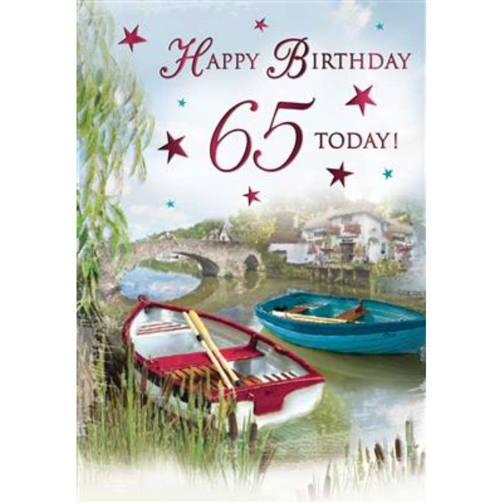 Regal 6 Pack Cards C75 Everyday Birthday Age 65