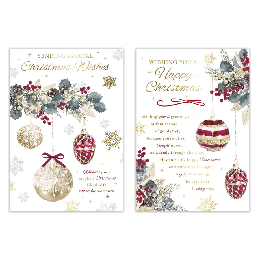 Poppyhill 12 Pack Cards C50 Christmas Open