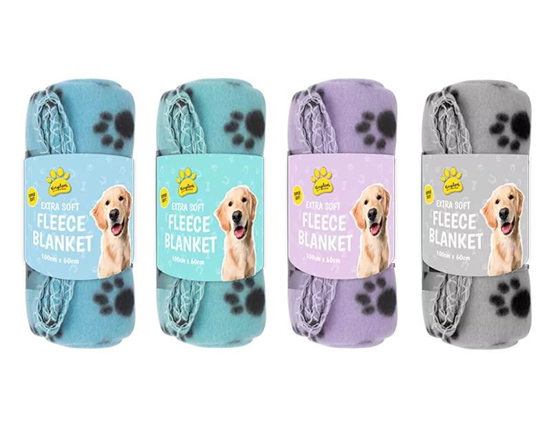 Extra Soft Pet Blanket 60x100cm (Colour May Vary)