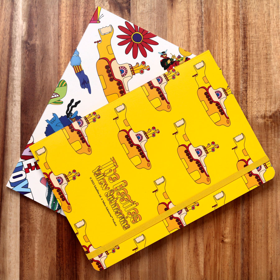 A5 Notepad The Beatles Yellow Submarine White