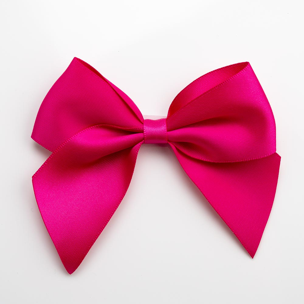 Italian Options 6 Pack Ribbon Bows Cerise 10cm