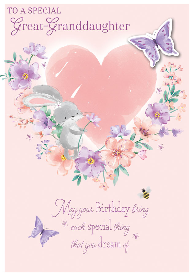 Prelude C90 Birthday Great-Granddaughter 6pk