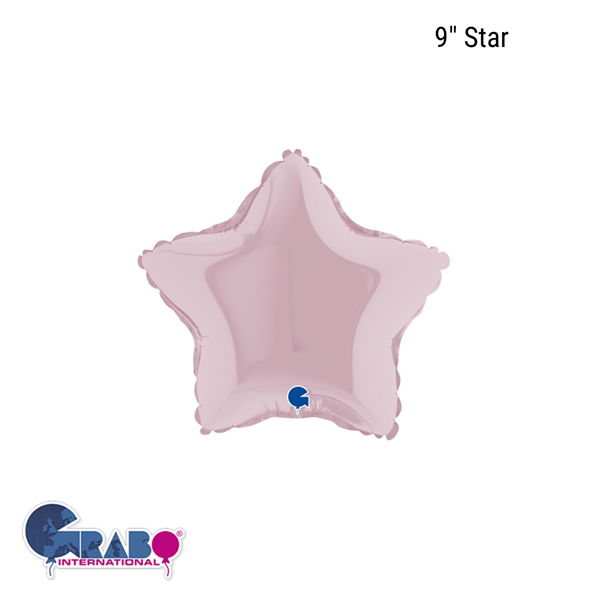 Grabo Foil Balloon Pastel Pink Star 9"
