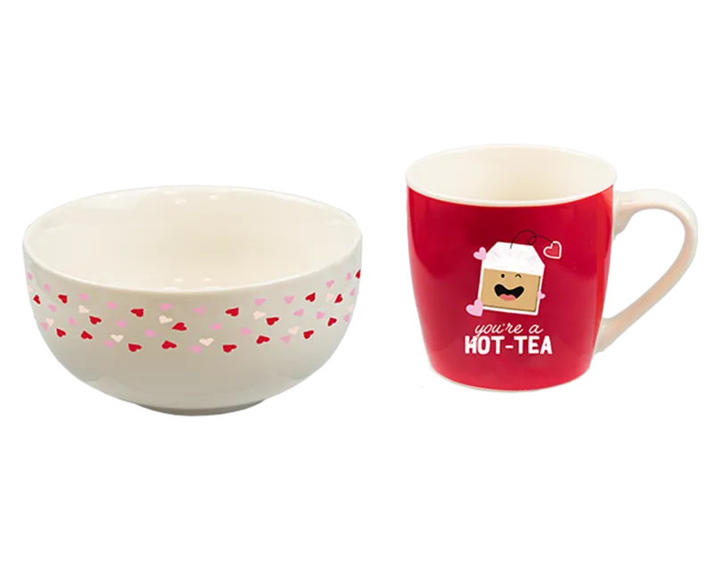 Gem Imports Breakfast In Bed Mug & Bowl Set