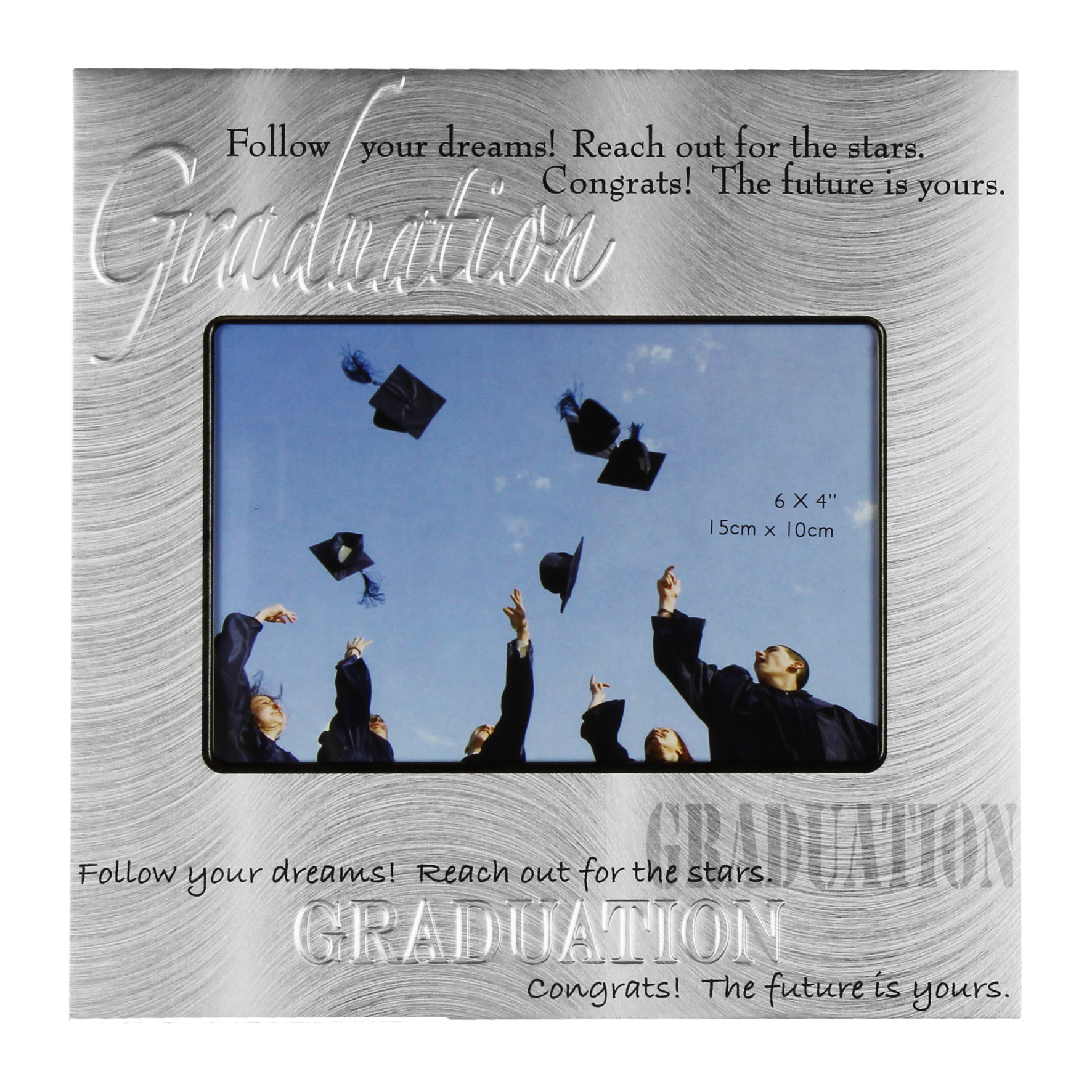 Widdop Photo Frame Graduation Satin Embossed 6x4